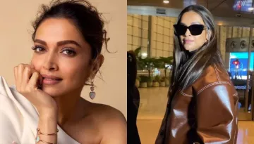 Deepika Padukone Aces Airport Look In A Leather Jacket, Netizens Say, 'Ye Roz Roz Kaha Jati Hai...'