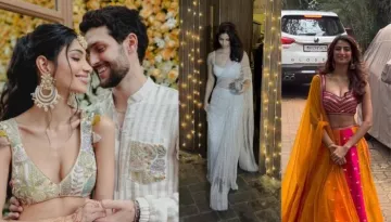 Alanna Panday's 'Sangeet': Suhana Khan Wore A Sheer Saree, Palak Tiwari Stuns In A Lehenga 'Choli'