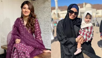 Anam Mirza Drops Pics From Her First Umrah With Daughter, Dua, Baby Girl Looks Cute In 'Hijab'