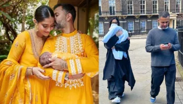 Sonam Kapoor Shares Spring Moments Of Her Baby Boy, Vayu Wrapped In A White Swaddle