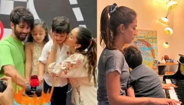 Mira Rajput Calms Her Son, Zain By Melodiously Playing Piano, Tells Him 'Darling, Don't Be Afraid..'