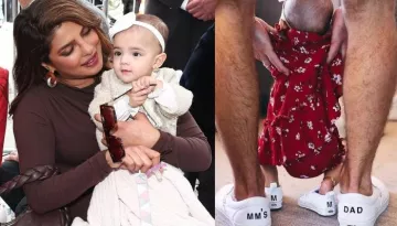 Priyanka Chopra Gives A Glimpse Of Her Daughter's Bedtime, Nick Shows His And Malti's Matching Shoes