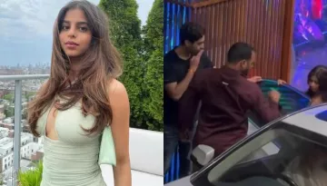 Agastya Nanda Blows A Kiss At Alleged GF, Suhana Khan, Sweetly Escorts SRK's Daughter To Her Car
