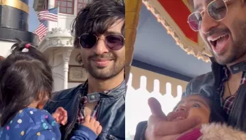 Shaheer Sheikh Reveals His Baby Girl, Anaya's Face As The Father-Daughter Duo Enjoys In Disneyland
