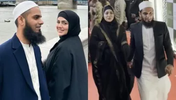 Pregnant Sana Khan Reacts As Her Husband, Mufti Anas Gets Trolled For Dragging Her At 'Iftar' Party