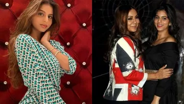5 Times When Suhana Khan Wore Her Mom, Gauri's Outfits: From Embellished Saree To Strapless Dress