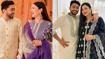 Mom-To-Be, Gauahar Khan Celebrates Eid With Hubby, Zaid, Flaunts Baby Bump In An Embroidered 'Kurta'