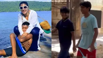 Kajol's Son, Yug Devgan Gets Trolled For His Dressing Sense, Netizen Says 'As Shabby As His Mom'