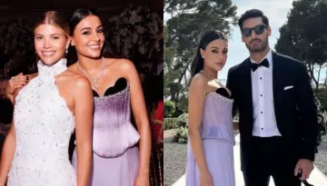 Tania Shroff Stuns In A Lilac Custom-Made Corset Gown From Miss Sohee For Sofia Richie's Wedding