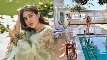 Sara Ali Khan Flaunts Her Curves In A Sexy Red Bikini As She Shares Glimpses From Her Recent Trip