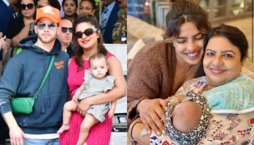 Priyanka Chopra's Baby, Malti Enjoys Fun Time At 'Nani's Mumbai House, Looks Cute In A Printed Frock