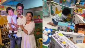 Bharti Singh Unboxes The Gifts Golla Got On His 1st B'Day, Reveals She's Expecting Cash-Filled Boxes