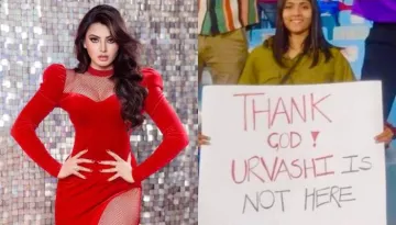 Urvashi Rautela Reacts To The Viral Placard Picture From The Stadium, Netizen Says, 'Bas Kar Behen'