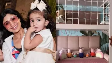 Shilpa Shetty's Daughter, Samisha's Jungle-Themed Room: Peppa Pig Toys, Double-Decker Bed And More