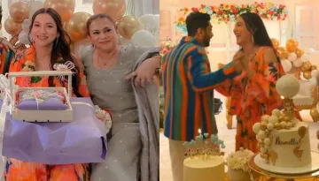 Gauahar Khan's MIL Performs Her 'Godh Bharai', Mom-To-Be Dances With Zaid Darbar At Her Baby Shower