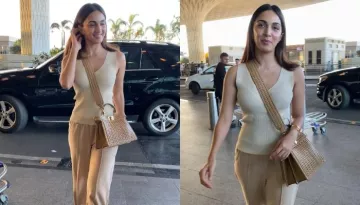 Kiara Advani Carries A Fendi Interlace Bag Worth Rs. 4.92 Lakhs, Styles It With Neutral-Toned Outfit