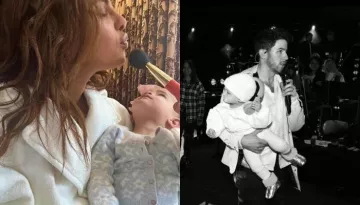 Malti Marie Sits On Priyanka Chopra's Lap, Plays With Nick Jonas, While Getting Ready For Met Gala