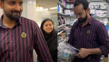 Pregnant Saba Ibrahim's Husband, Sunny Helps Set-Up Kitchen In Their Mumbai Home