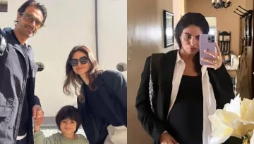 Arjun Rampal's GF, Gabriella Exudes Pregnancy Style Statement, Flaunts Baby Bump In Layered Outfit