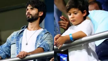 Shahid Kapoor Enjoys IPL Match With His Little Buddy, Zain Kapoor, The 4-Yr-Old Looks All Grown Up