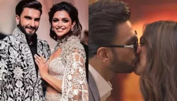 Ranveer Singh Surprises Deepika Padukone Between Interview, Internet Is In Love With Their Mushy PDA