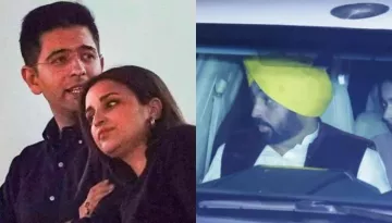 Punjab CM, Bhagwant Mann And Wife, Gurpreet Arrive At Parineeti Chopra-Raghav Chadha's Engagement