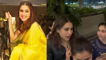 Sara Ali Khan Gets Mobbed At The Airport, Internet Trolls Fans For Making Actress Feel Uncomfortable