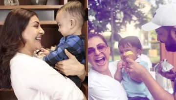 Kajal Aggarwal's Son, Neil Enjoys His First Ice Cream, Little One's Reaction Was Unmissable