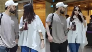 Anushka Sharma Dons A White Shirt Worth Rs. 6.9k, Keeps It Chic As She Returns To Mumbai With Virat