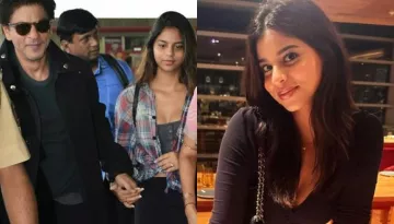 Suhana Khan Looks Gorgeous In A Black Dress With A Deep Neckline For Her Midnight Birthday Bash