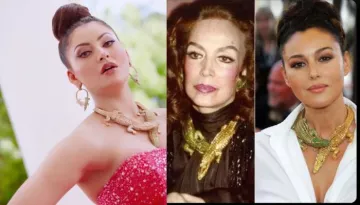 Urvashi Rautela Wore A FAKE Cartier Crocodile Necklace At Cannes, Diet Sabya Calls It 'Gandi Copy'