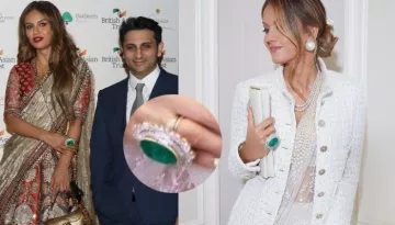 Natasha Poonawalla Owns The Biggest Emerald Ring, The Jewellery's Size Is As Big As A Paperweight