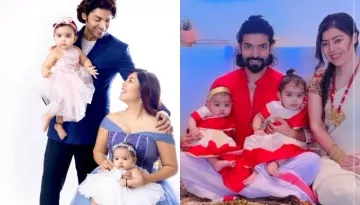 Debina Bonnerjee Drops Pics Of Hubby, Gurmeet's 'Jamai Shoshti', Their Daughters Look Cute In Sarees