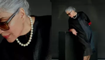 Zeenat Aman Beams Sophistication In A Black Outfit, Mesmerised Fan Says, 'Just What The World Needs'