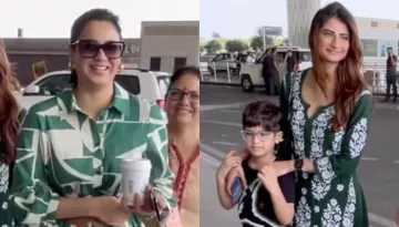 Shweta Tiwari's 7-Yr-Old Son, Reyansh Asks Paparazzi, 'Yeh Photo Kyo Le Rahe Hai' At The Airport