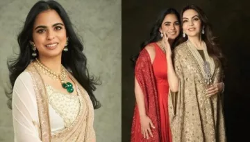 Isha Ambani Wore Her Mom, Nita Ambani's Diamond Emerald Necklace At The Opening Of NMACC