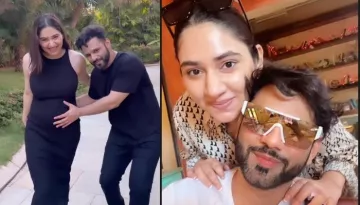 Rahul Vaidya Takes Pregnant Wife, Disha Parmar On A Lunch Date, She Radiates Pregnancy Glow