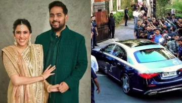 Akash Ambani And Shloka Mehta Bring Their Newborn Baby Home In Maybach S580 Worth Rs. 3 Crores