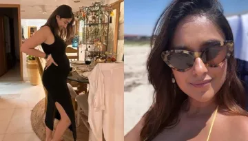 Ileana D'Cruz Amps Maternity Fashion As She Enjoys On Beach, Flaunts Baby Bump In A Yellow Bikini