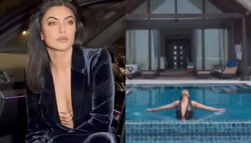 Sushmita Sen Enjoys An Exotic Vacation Amid The Sea, Raises The Heat In A Sexy Plunging Monokini
