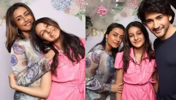 Namrata Shirodkar Dons A Graphic 'Kurta' Worth Rs. 3.6 Lakhs At Her 1st Official Party With Daughter