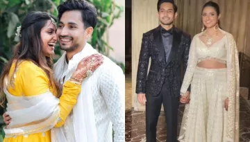 Vikram Bhatt's Daughter, Krishna Bhatt Looks Pretty In An Embellished 'Sharara' At Her 'Sangeet'