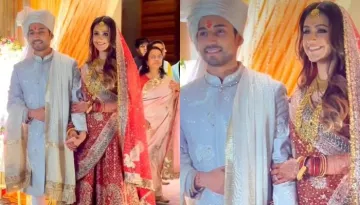 Vikram Bhatt's Daughter, Krishna Bhatt Gets Married To BF, Vedant, She Dons A 'Laal Shaadi Ka Joda'
