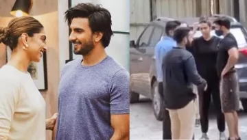 Deepika Padukone And Ranveer Singh Spotted Inspecting Their Under-Construction House In Mumbai