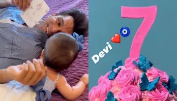 Bipasha Basu Celebrates Daughter, Devi's 7-Month B'Day, The Little One Dons A Cutesy White Frock