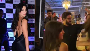 Nora Fatehi Dons A Sexy Backless Racy Dress, Flaunts Her Moves On 'Kajra Re' With Abhishek Bachchan