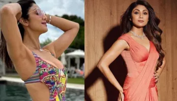 Shilpa Shetty Kundra Sizzles In An Abstract-Printed Bikini, Netizens Say 'Kaun Bolega Ye 48 Ki Hai'