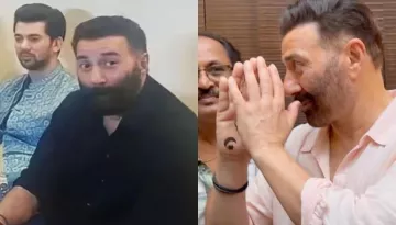 Sunny Deol Gets A Unique 'Mehendi' On His Son, Karan Deol's Pre-Wedding Festivities