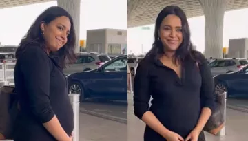 Swara Bhasker Flaunts Her Baby Bump First Time Post Pregnancy Announcement, Looks Radiant In Black