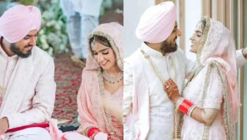 Playback Singer, Asees Kaur Gets Married To Composer, Goldie Sohel, They Twin In Blush Pink Outfits